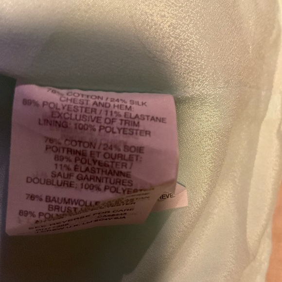 𝅺J Crew Perforated A-Line Dress Sz 2 #B9821 - Picture 4 of 5